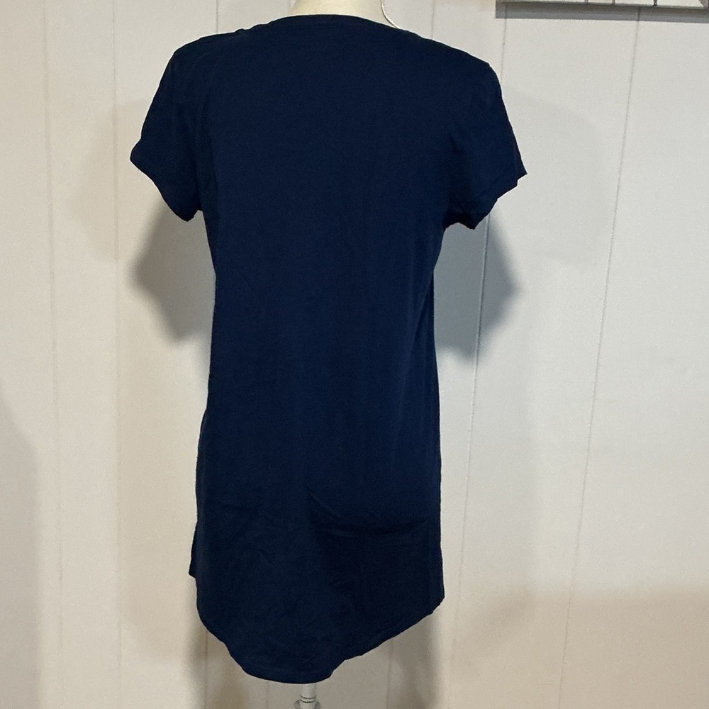 Victoria's Secret Dark Blue Short Sleeve Tee - Picture 3 of 5